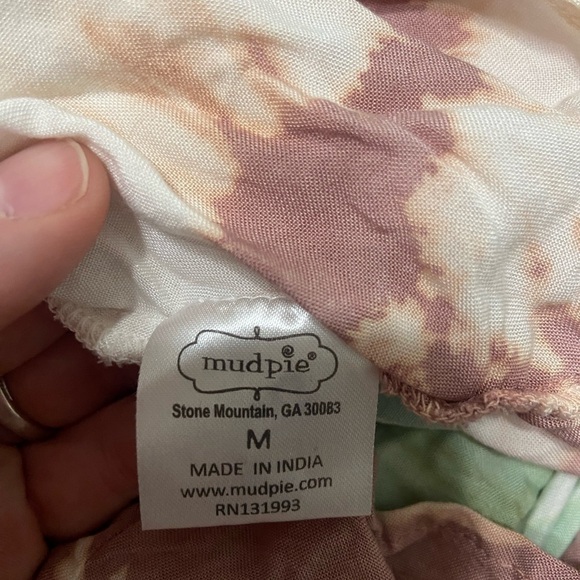 Mud Pie women's M tie dye sleeveless maxi dress with cutout in back EUC - Picture 5 of 7